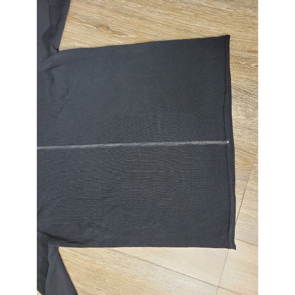 Alexander Wang Women's Medium Black Knit Sweater Viscose Stretch Sheer Panel - Picture 2 of 9